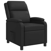 vidaXL Relaxfauteuil Zwart Kunstleer