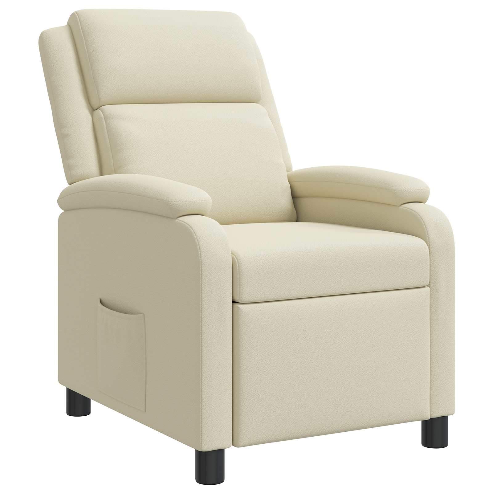 vidaXL Relaxfauteuil Zwart Kunstleer