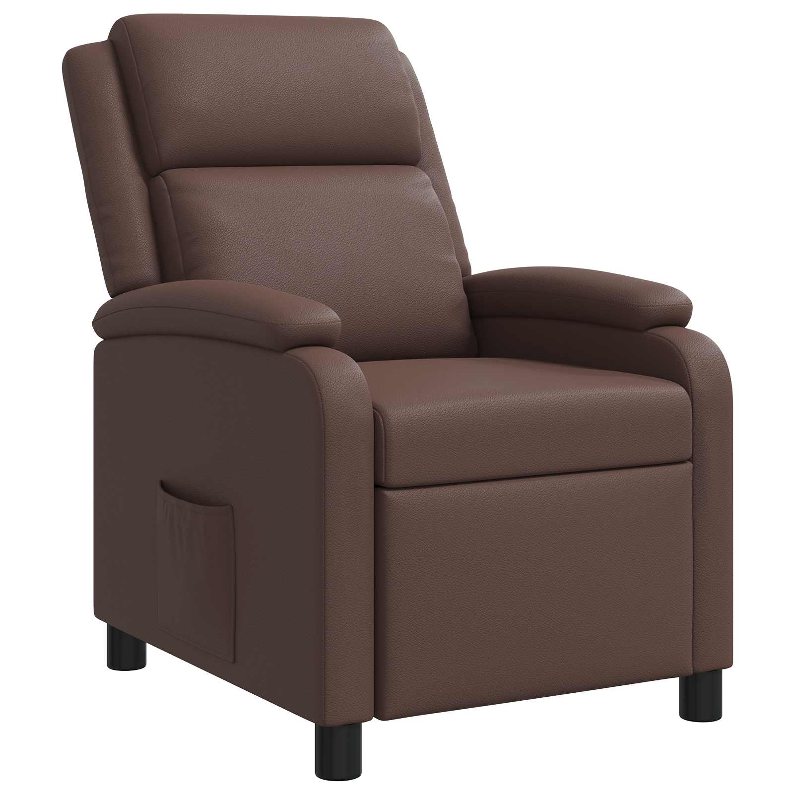 vidaXL Relaxfauteuil Zwart Kunstleer