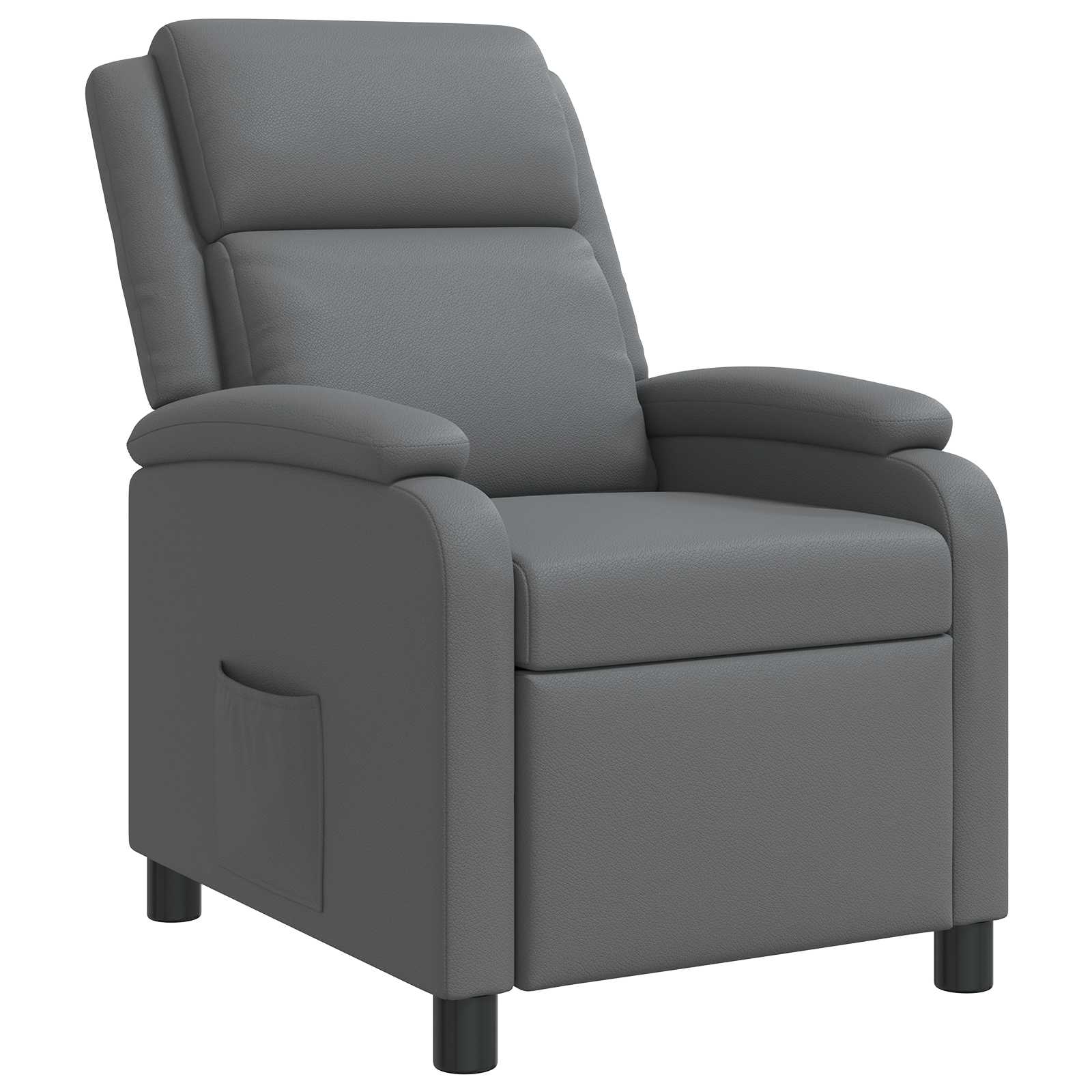 vidaXL Relaxfauteuil Zwart Kunstleer