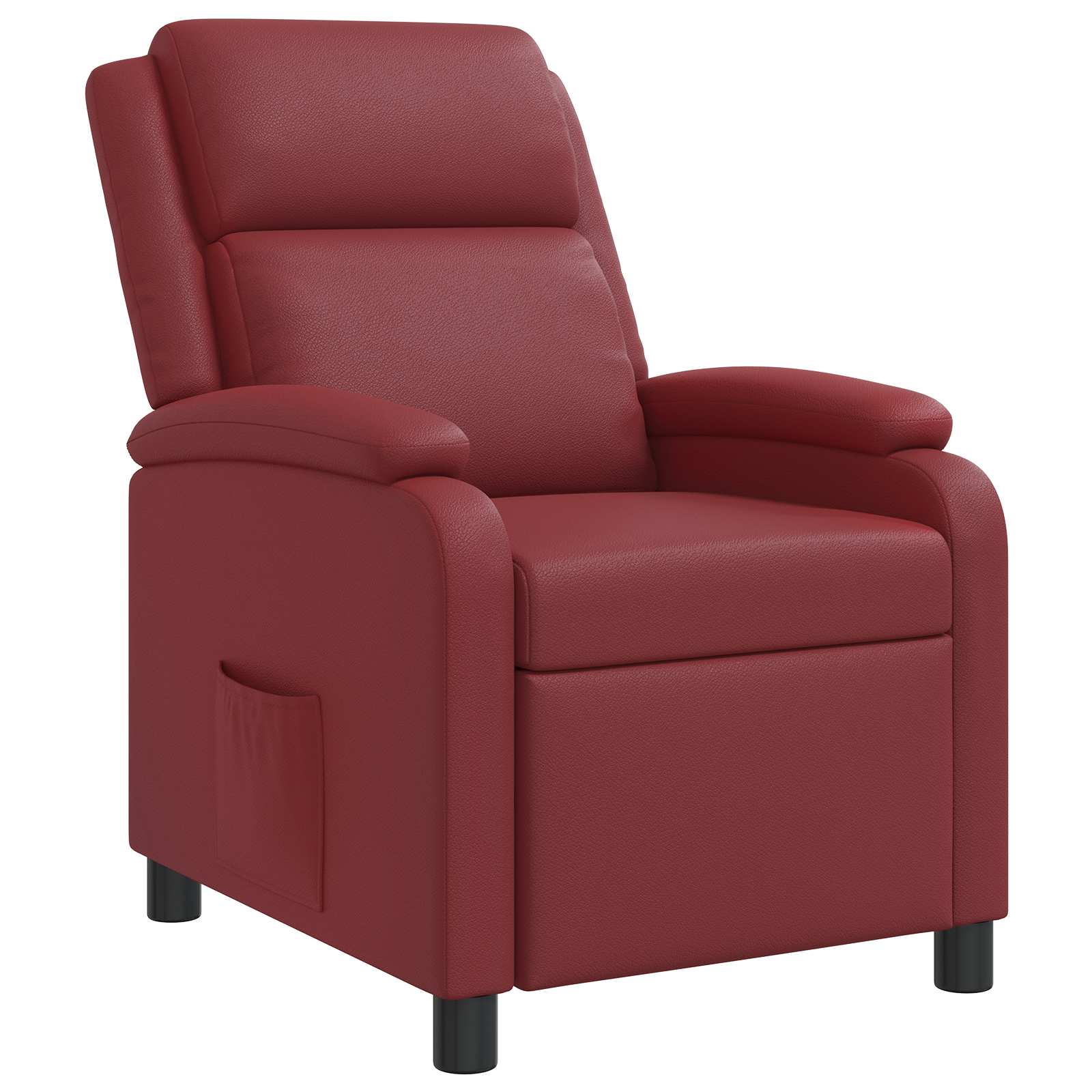 vidaXL Relaxfauteuil Zwart Kunstleer