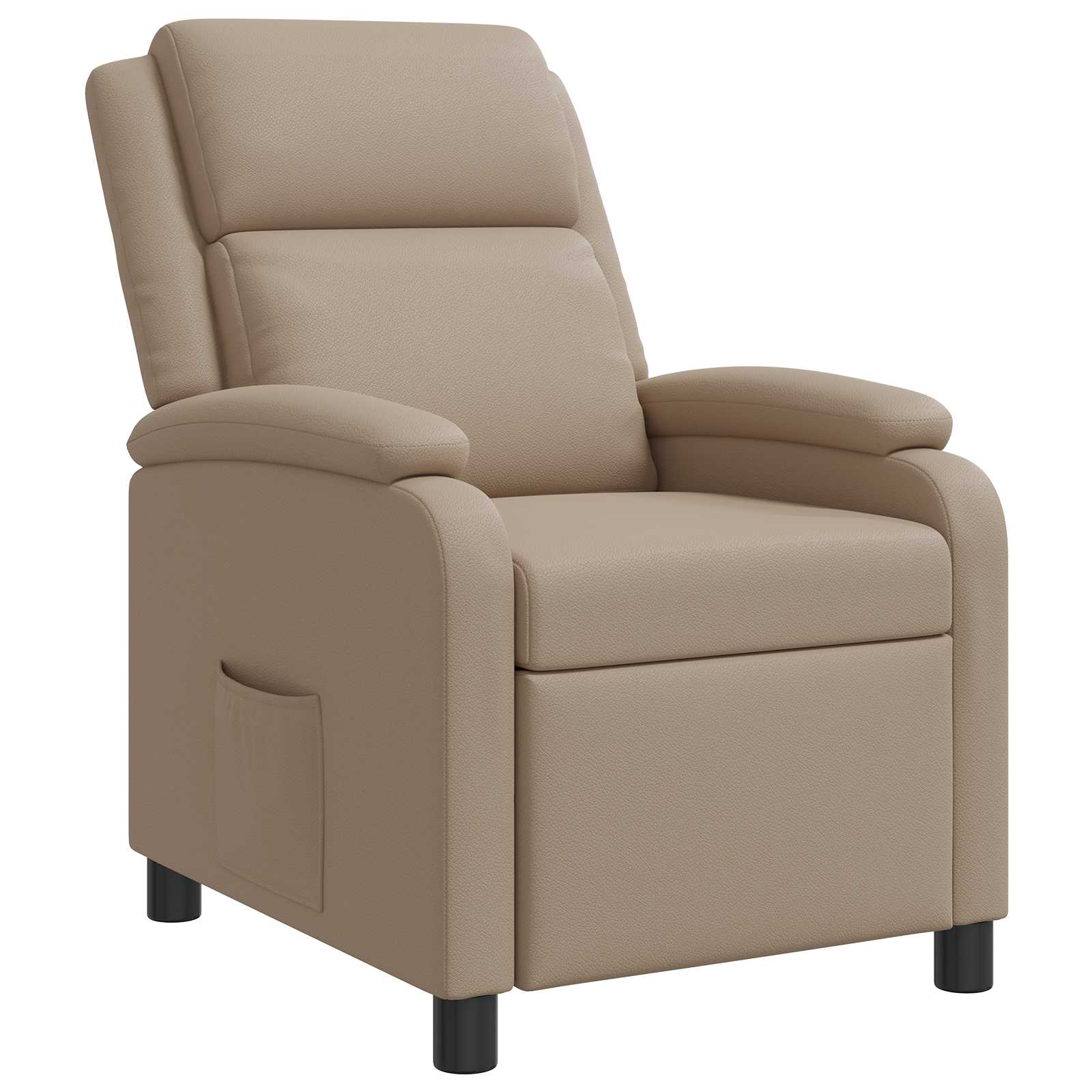 vidaXL Relaxfauteuil Zwart Kunstleer