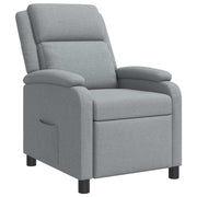 vidaXL Relaxfauteuil Lichtgrijs Stof