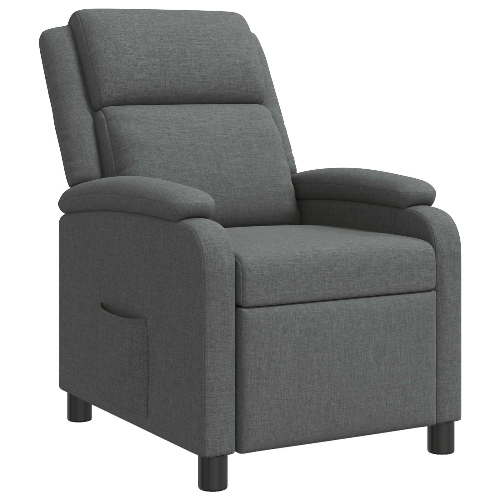 vidaXL Relaxfauteuil Lichtgrijs Stof