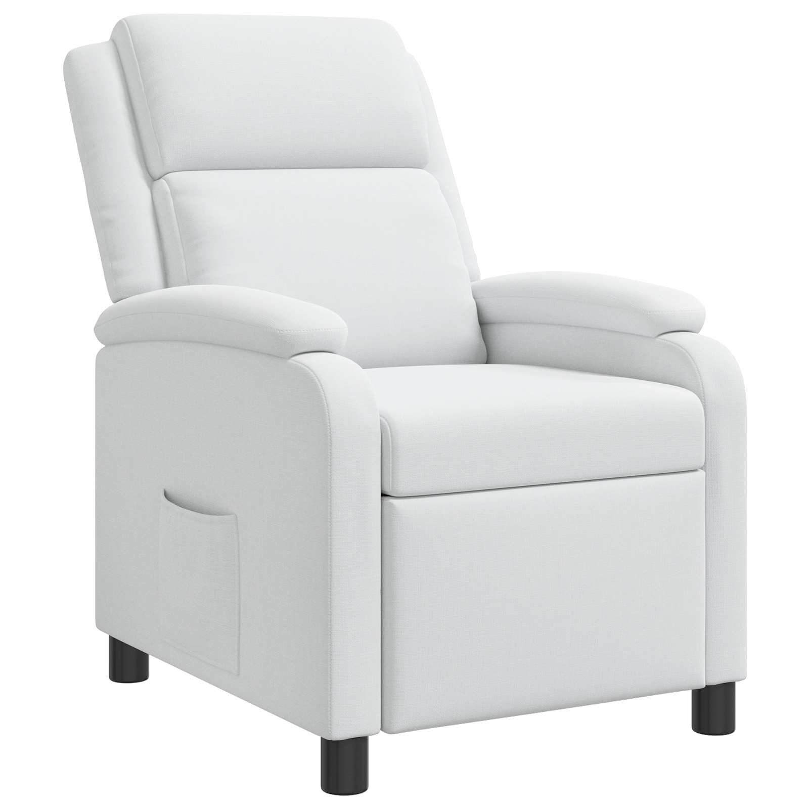 vidaXL Relaxfauteuil Lichtgrijs Stof