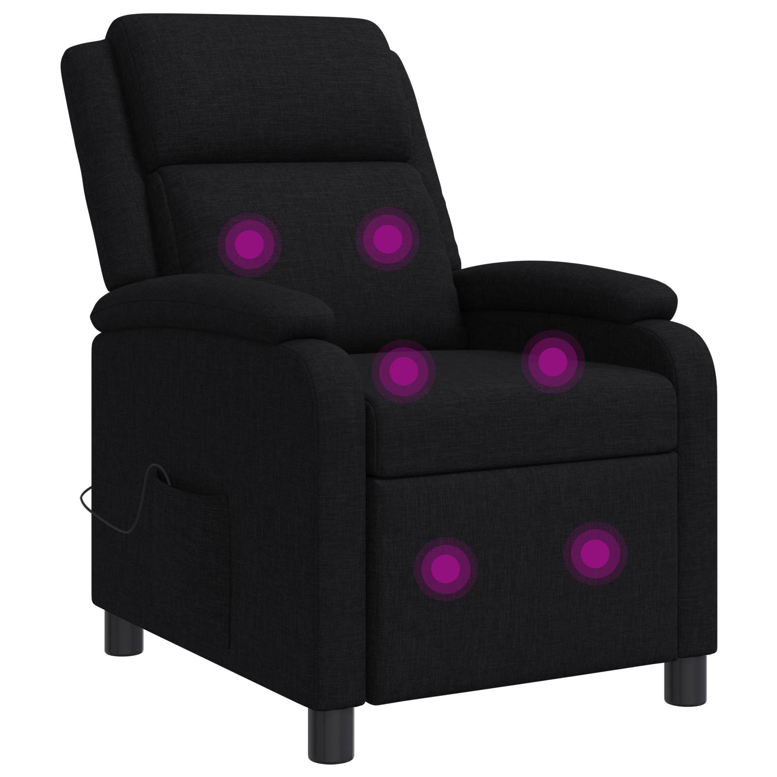vidaXL Relaxfauteuil Lichtgrijs Stof