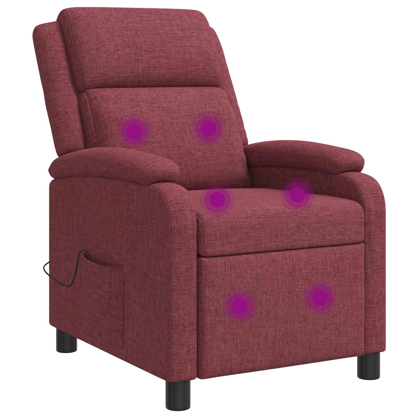 vidaXL Relaxfauteuil Lichtgrijs Stof