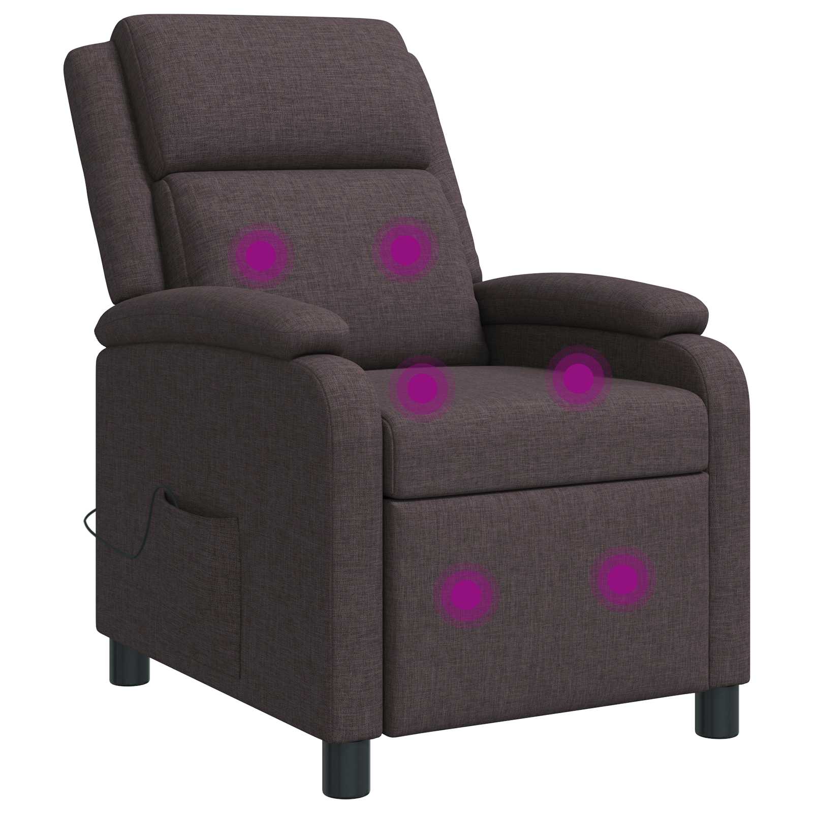 vidaXL Relaxfauteuil Lichtgrijs Stof