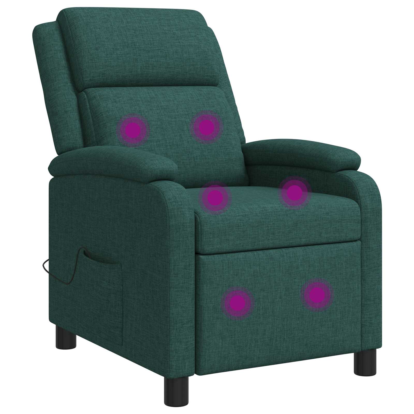 vidaXL Relaxfauteuil Lichtgrijs Stof