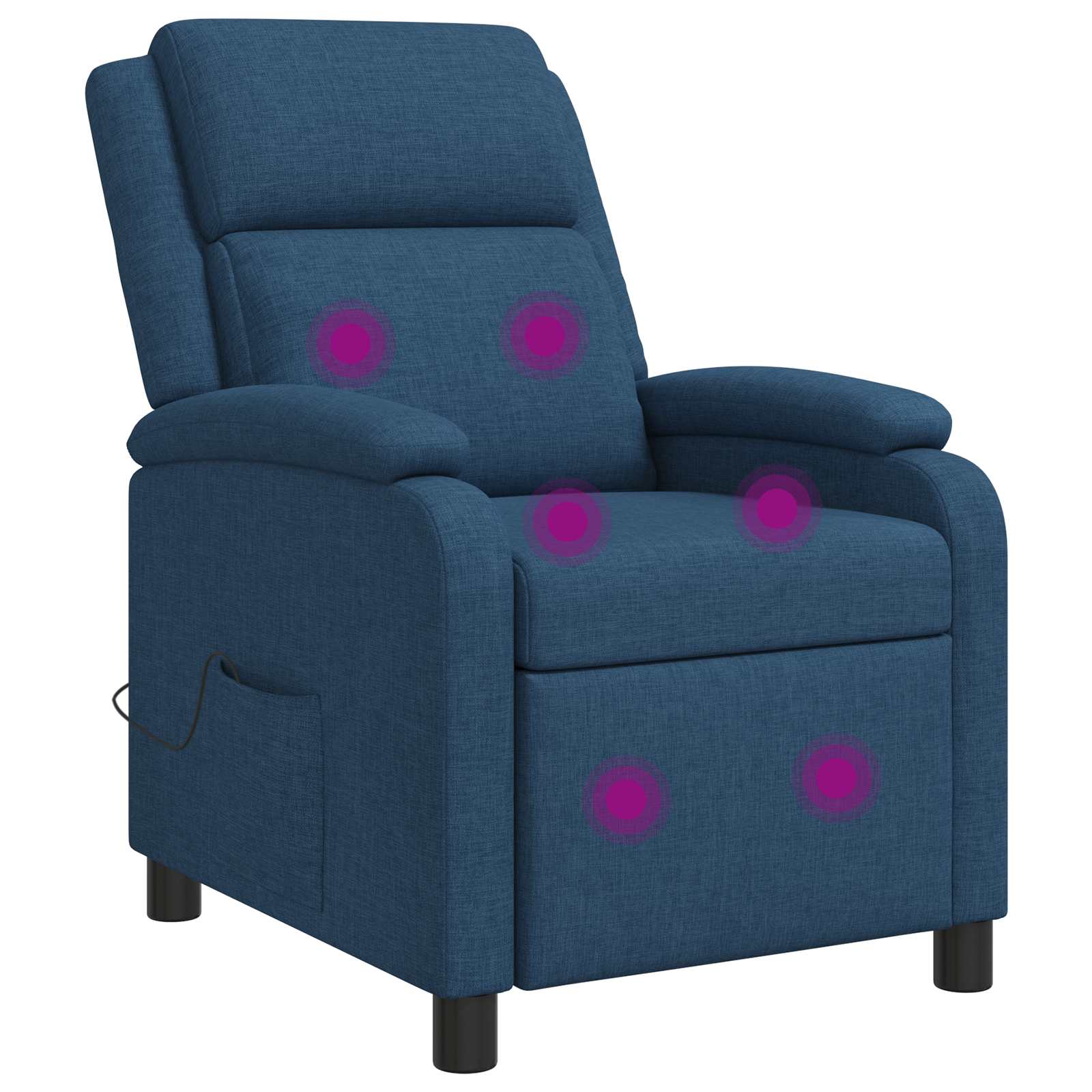 vidaXL Relaxfauteuil Lichtgrijs Stof