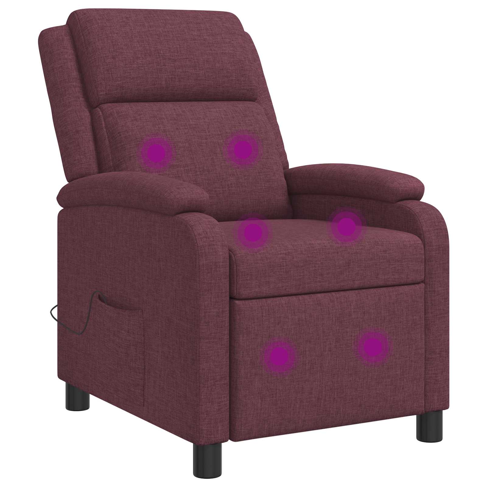 vidaXL Relaxfauteuil Lichtgrijs Stof