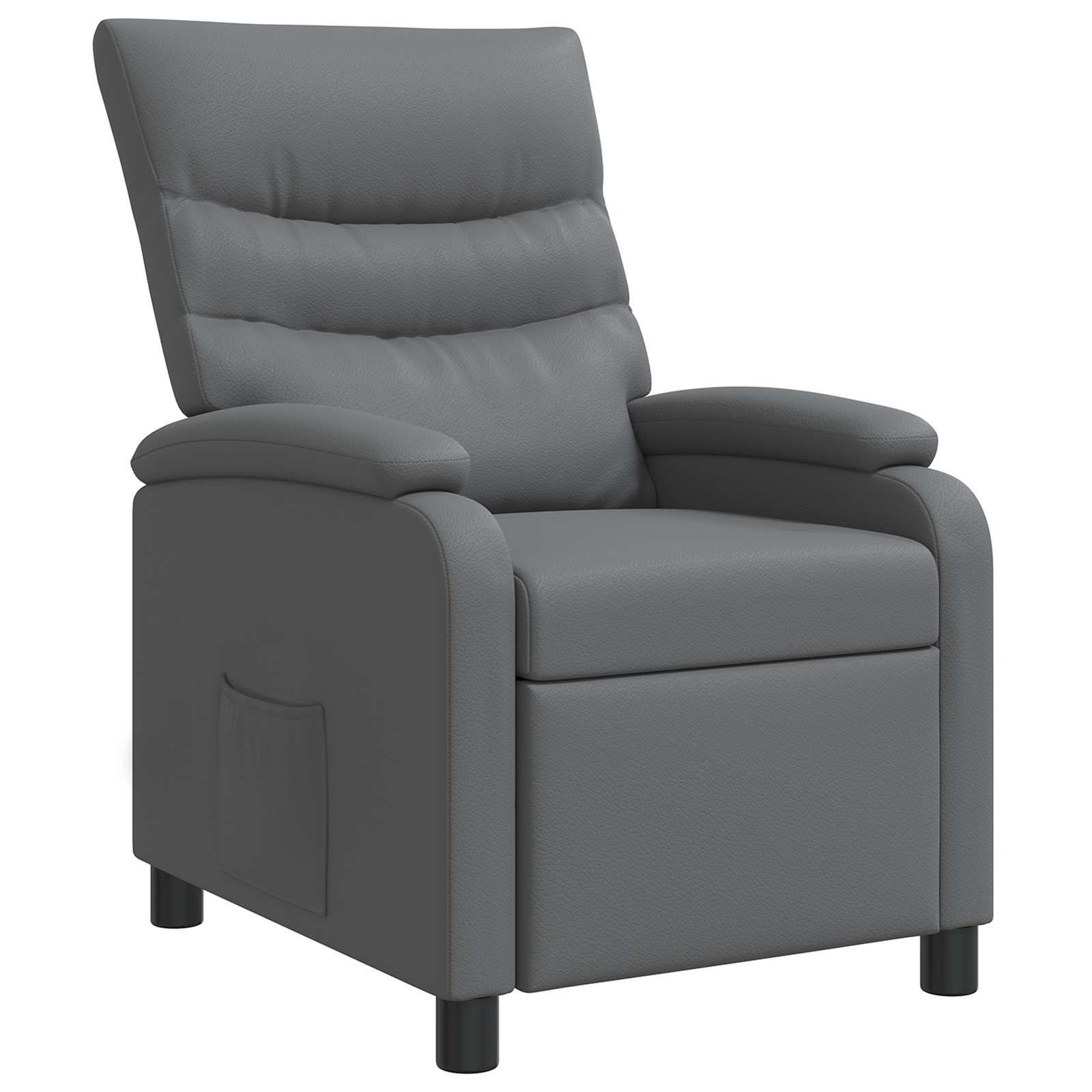 vidaXL Relaxfauteuil Zwart Kunstleer