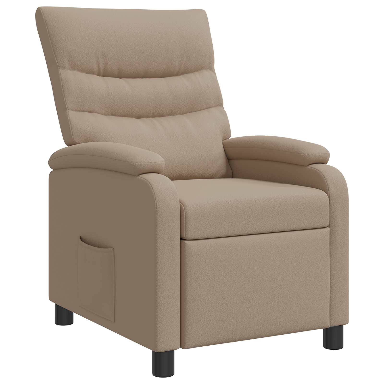 vidaXL Relaxfauteuil Zwart Kunstleer
