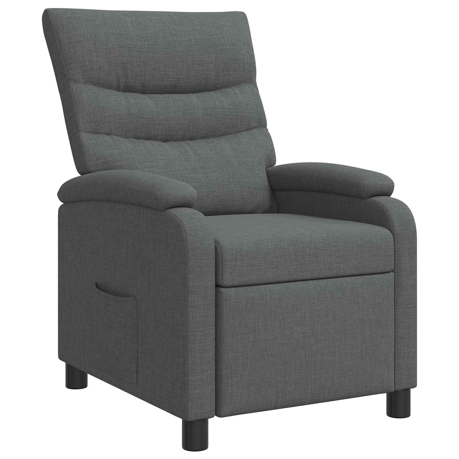 vidaXL Relaxfauteuil Lichtgrijs Stof