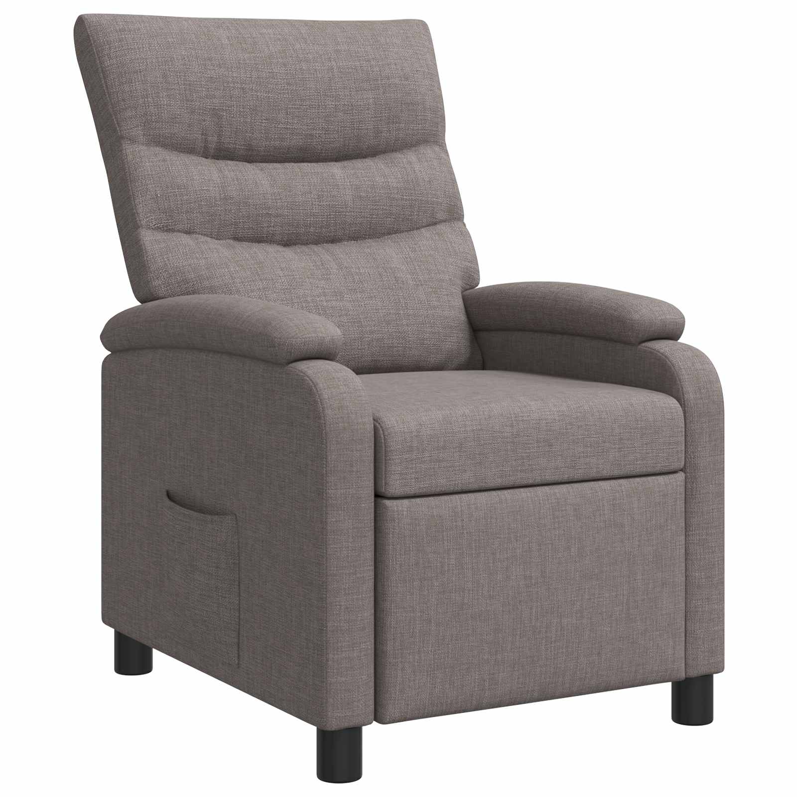 vidaXL Relaxfauteuil Lichtgrijs Stof