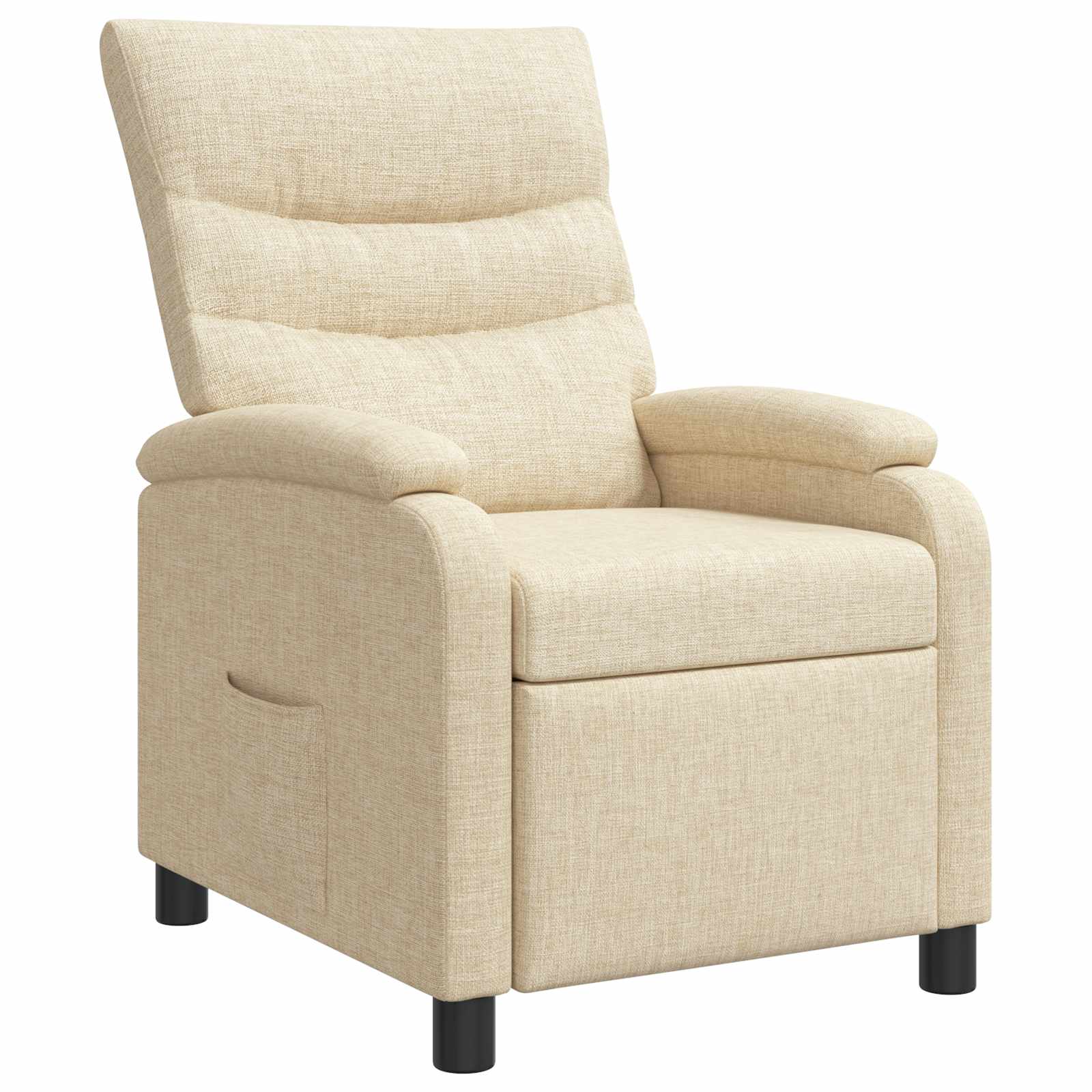 vidaXL Relaxfauteuil Lichtgrijs Stof