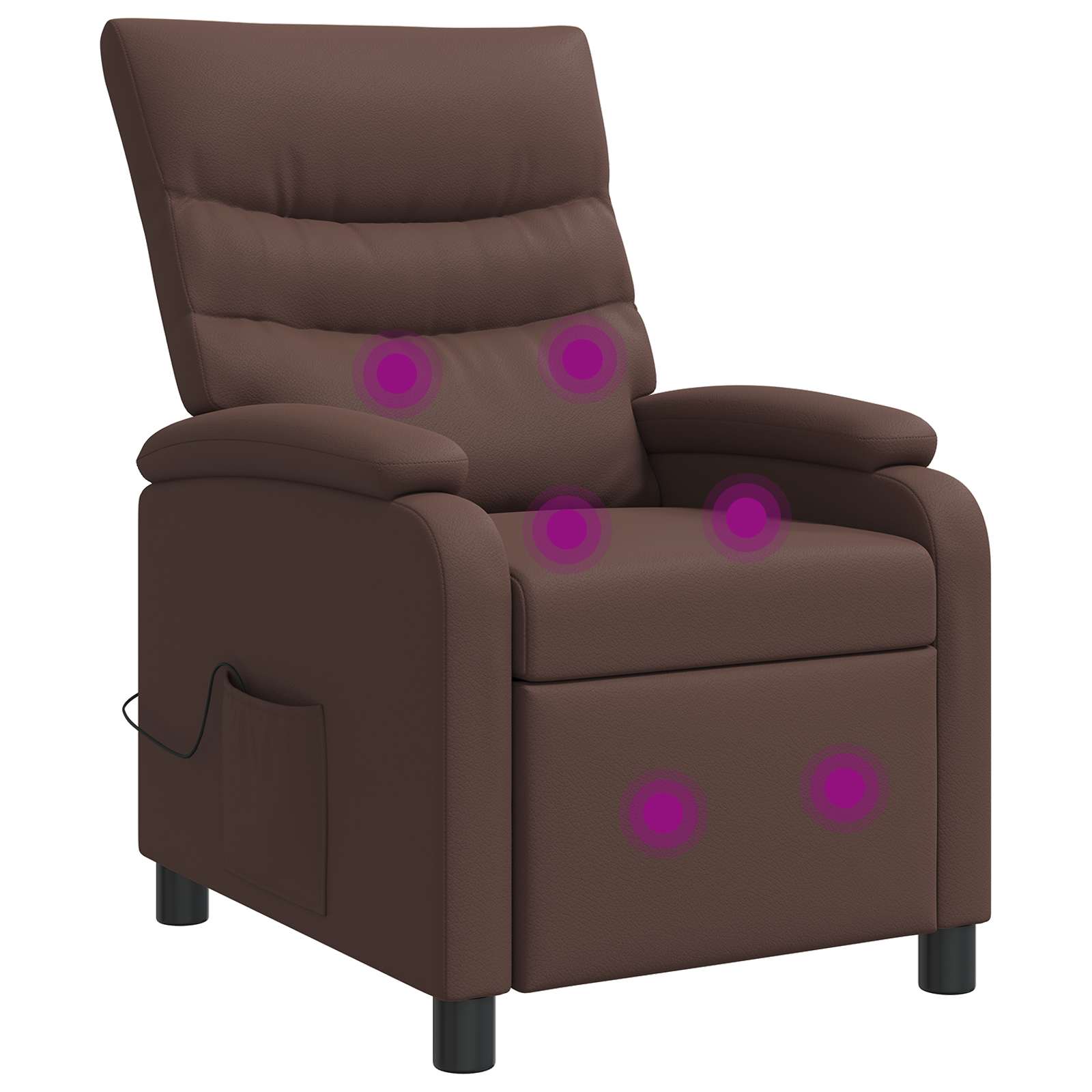 vidaXL Relaxfauteuil Zwart Kunstleer