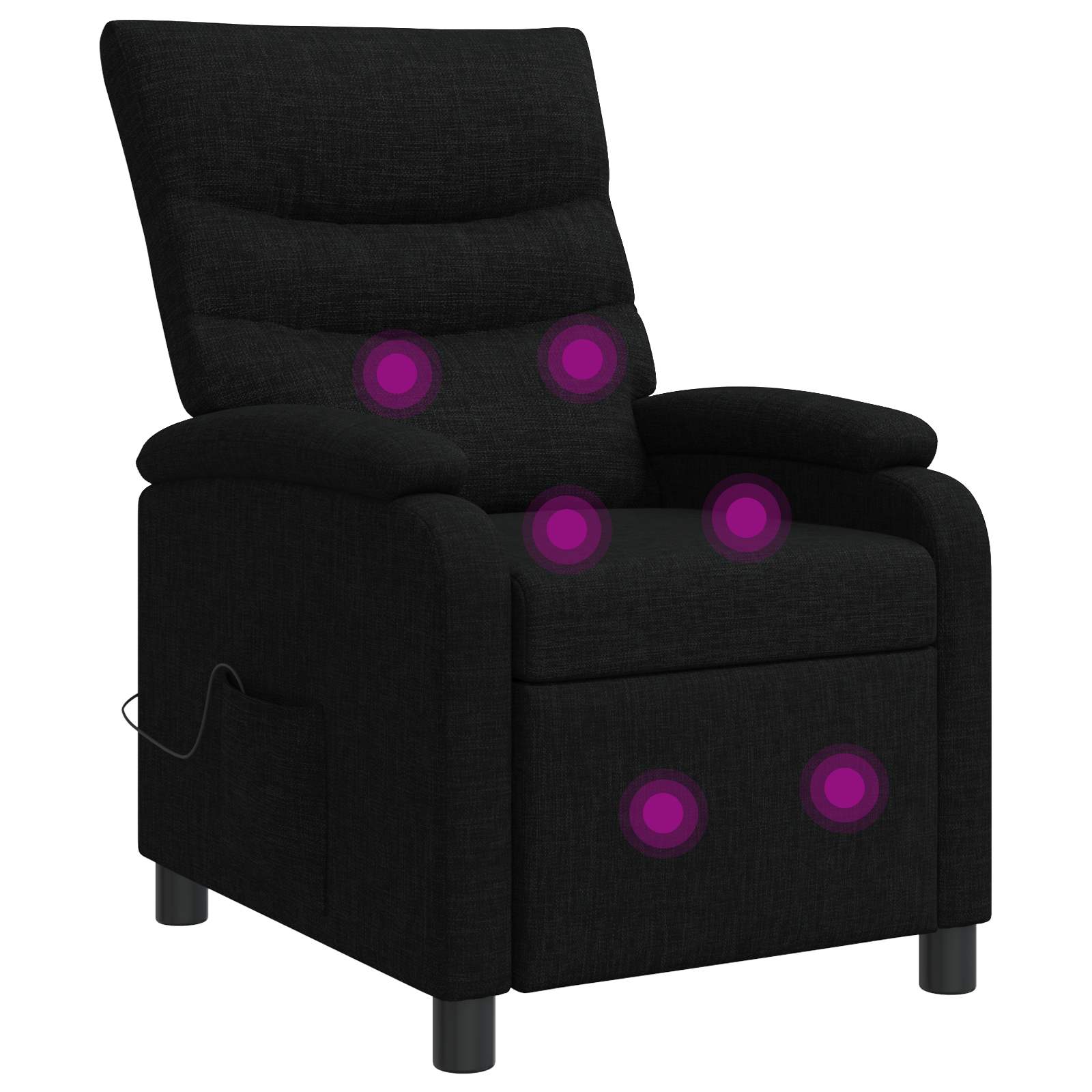 vidaXL Relaxfauteuil Lichtgrijs Stof