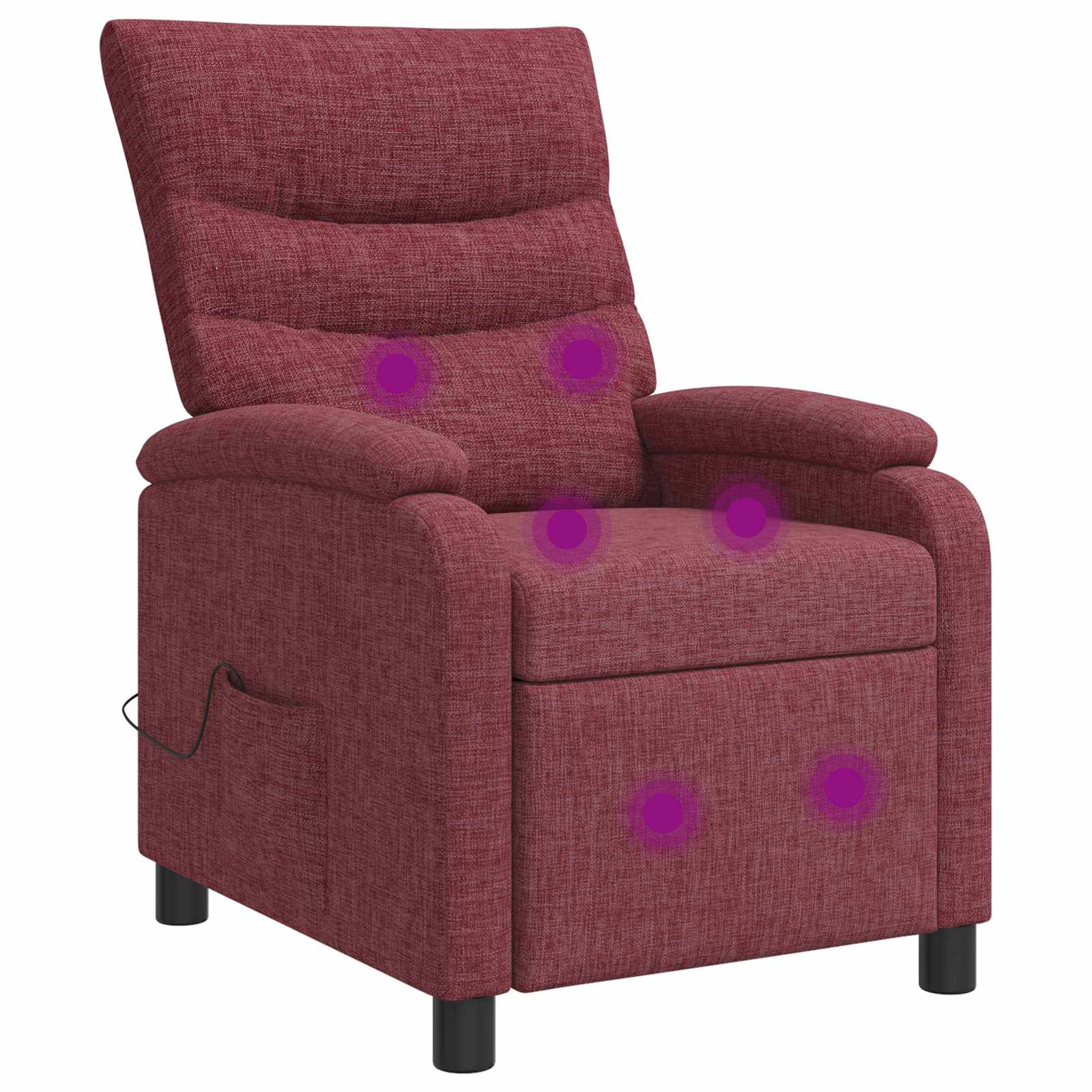 vidaXL Relaxfauteuil Lichtgrijs Stof