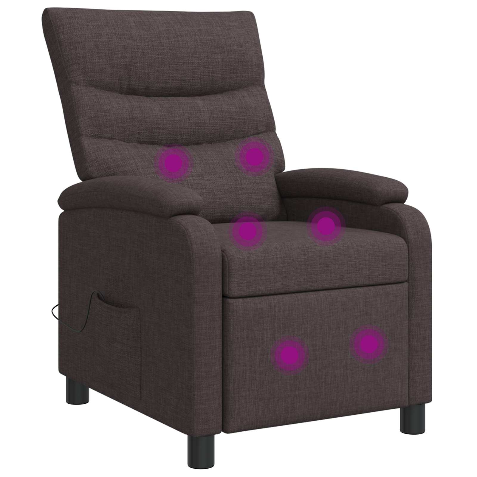vidaXL Relaxfauteuil Lichtgrijs Stof