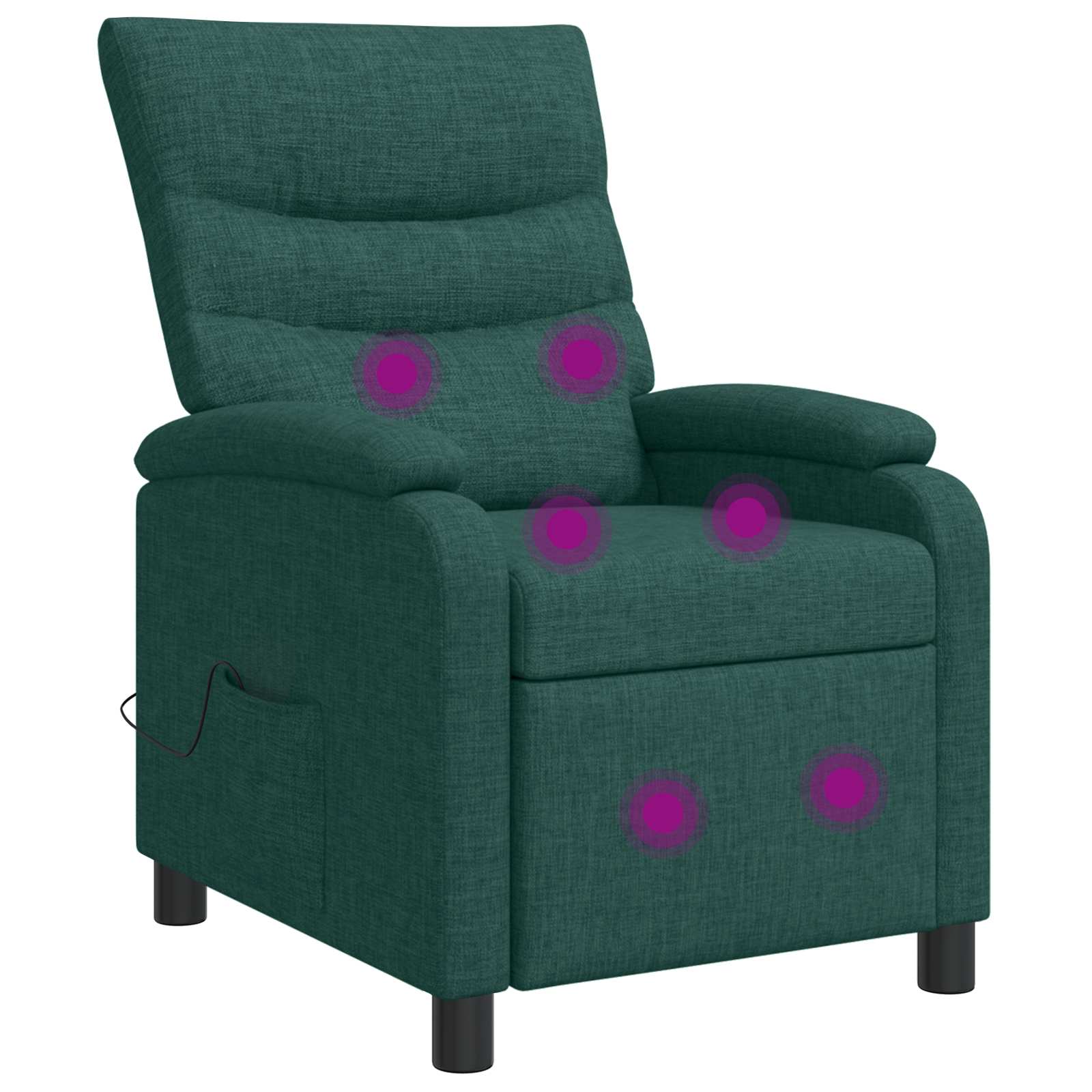 vidaXL Relaxfauteuil Lichtgrijs Stof