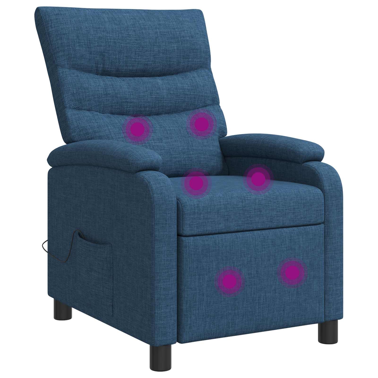 vidaXL Relaxfauteuil Lichtgrijs Stof