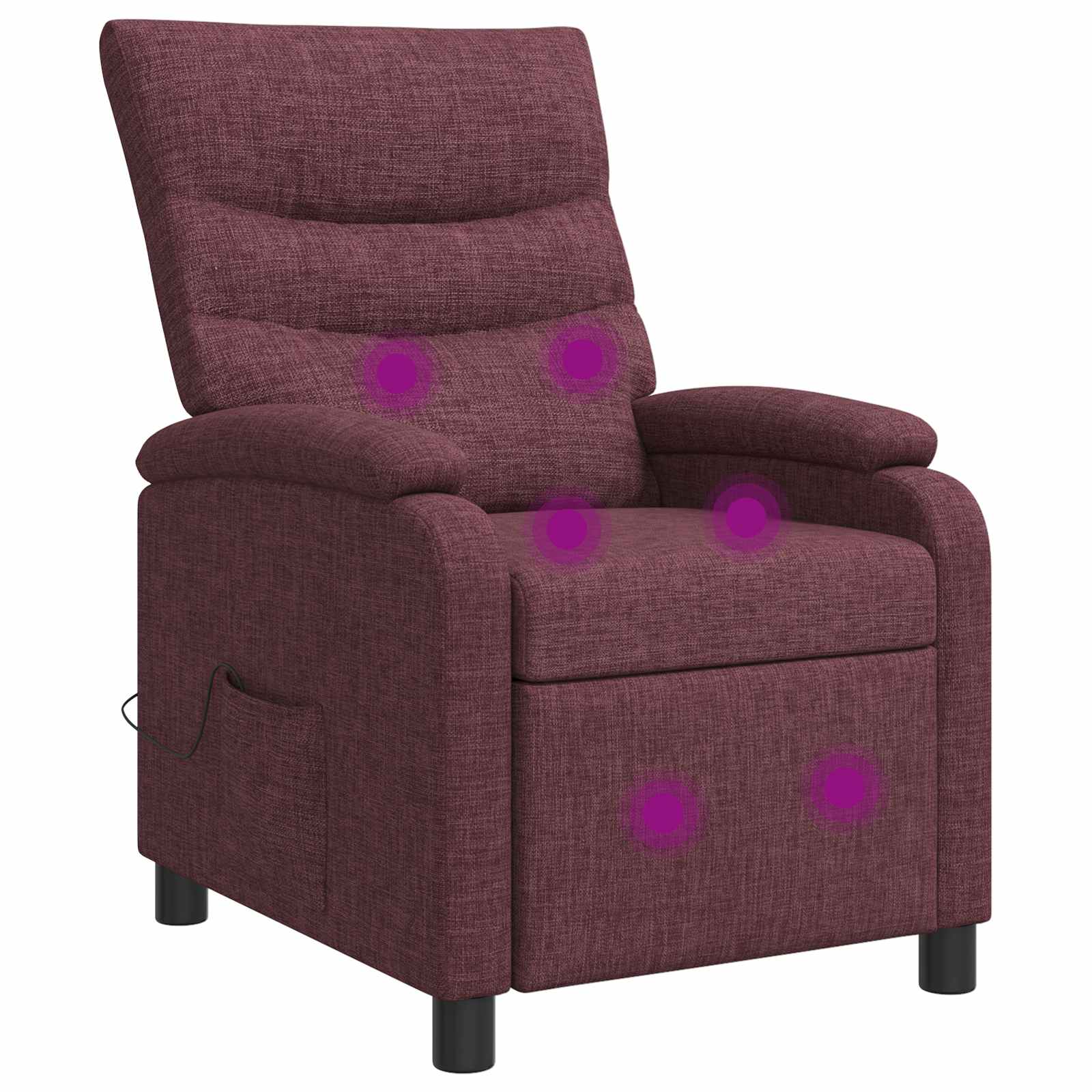 vidaXL Relaxfauteuil Lichtgrijs Stof