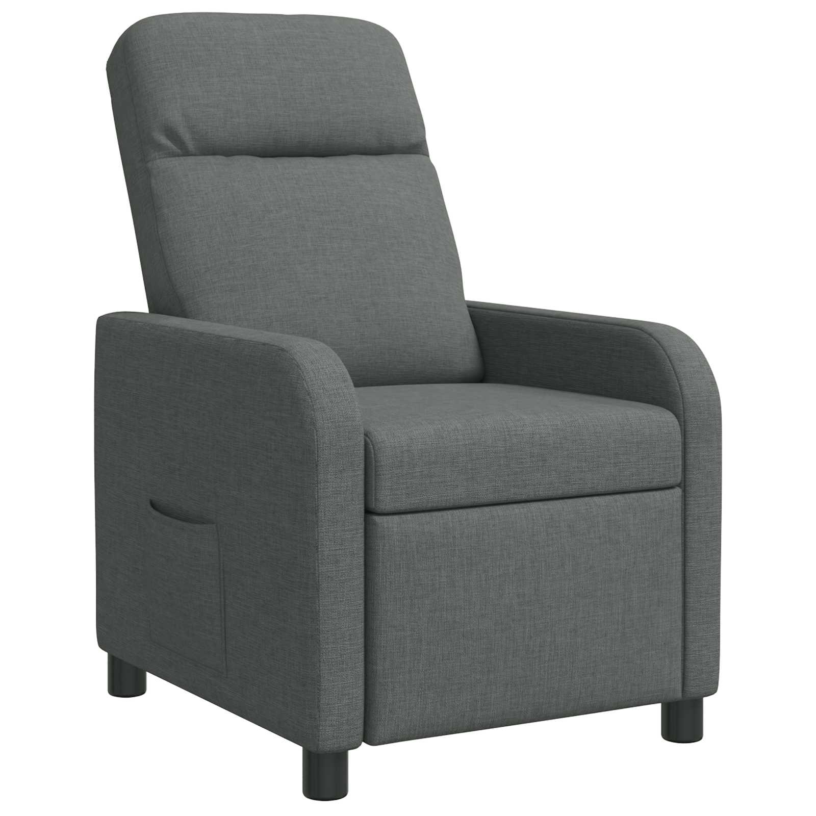 vidaXL Relaxfauteuil Lichtgrijs Stof