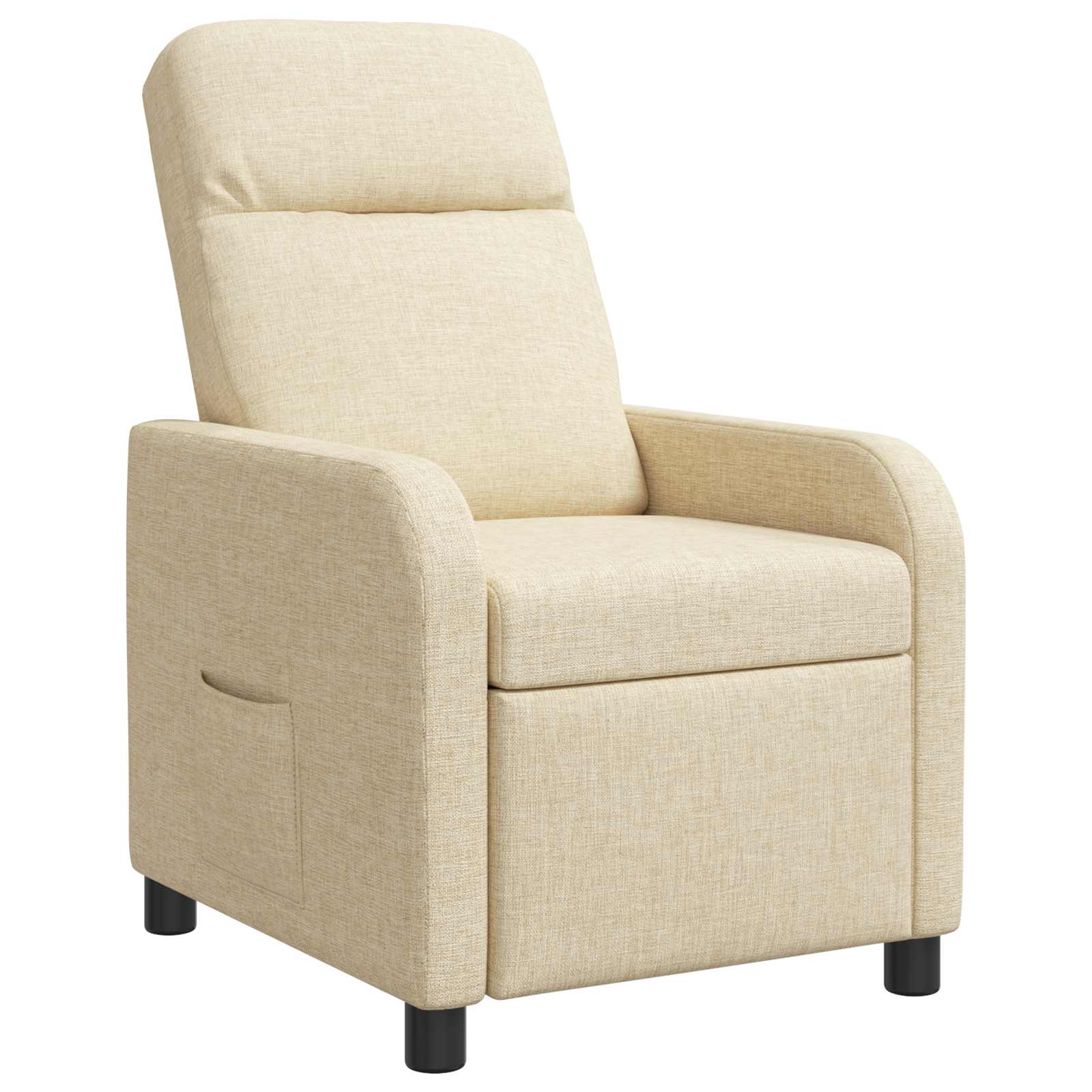 vidaXL Relaxfauteuil Lichtgrijs Stof