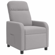 vidaXL Relaxfauteuil Lichtgrijs Bouclé