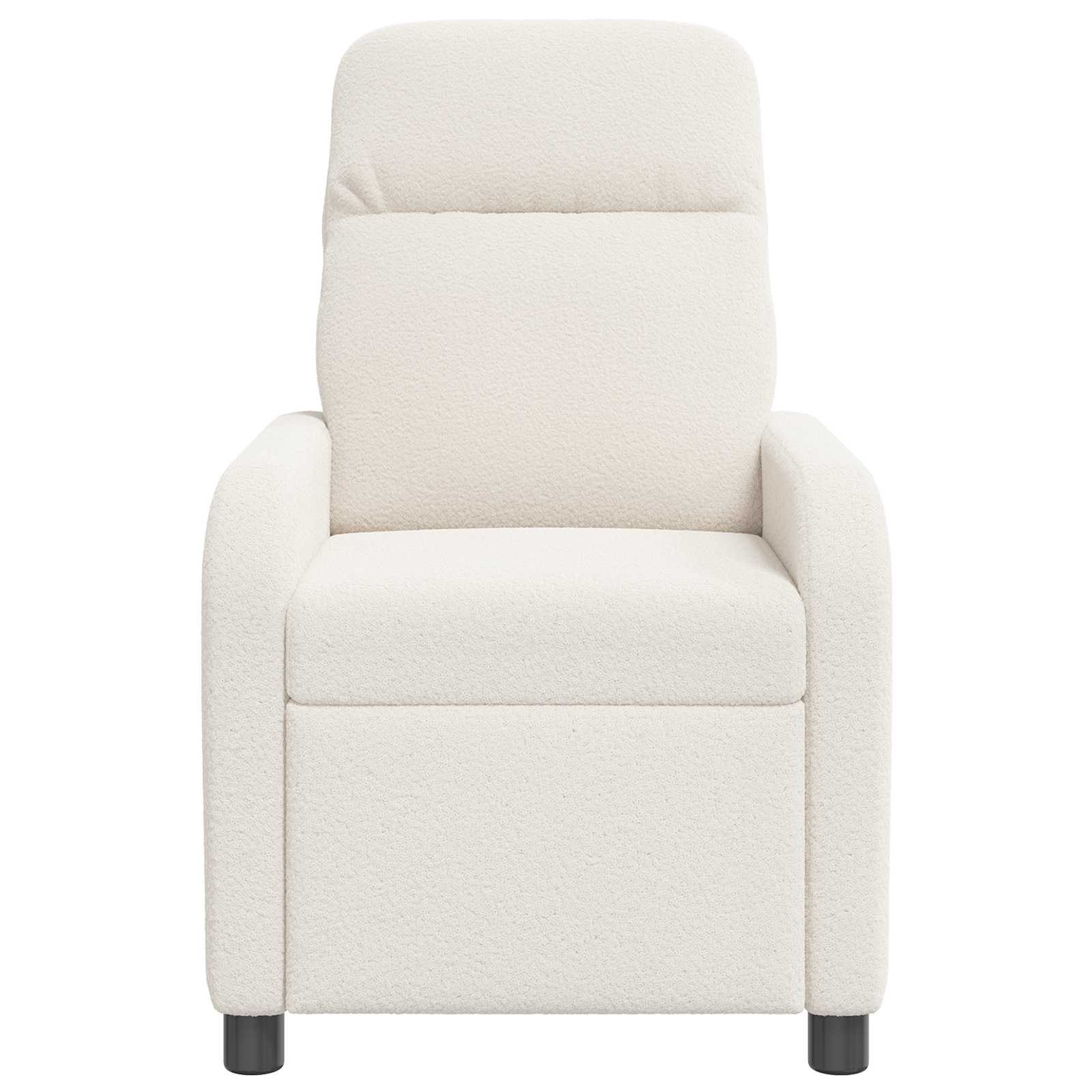 vidaXL Relaxfauteuil Lichtgrijs Bouclé