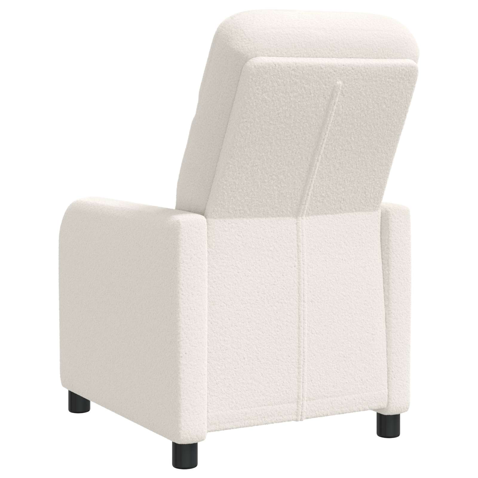 vidaXL Relaxfauteuil Lichtgrijs Bouclé
