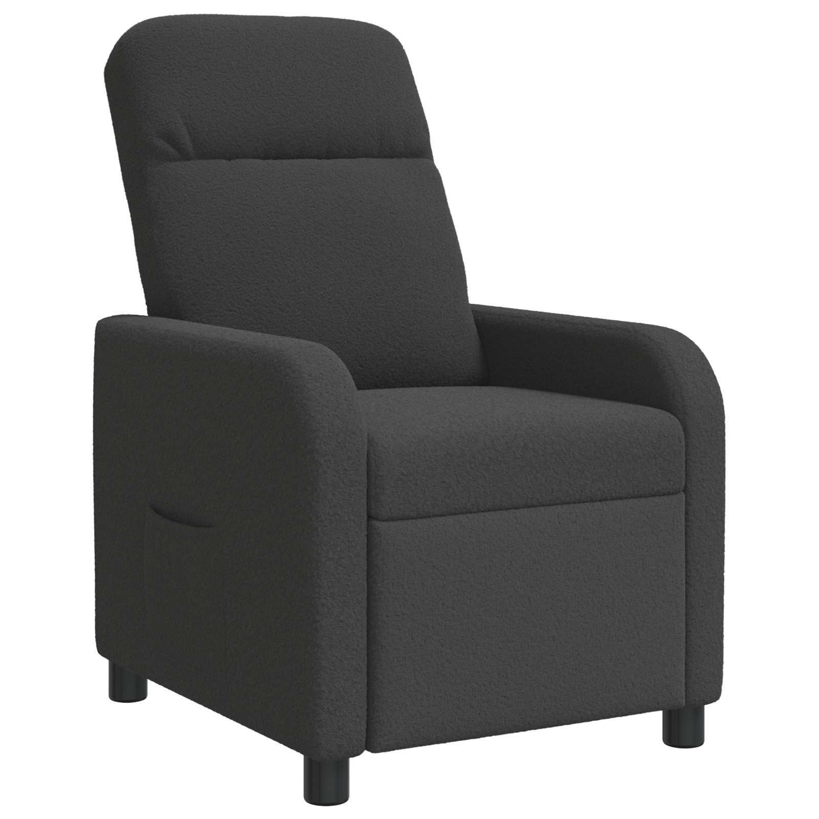 vidaXL Relaxfauteuil Lichtgrijs Bouclé