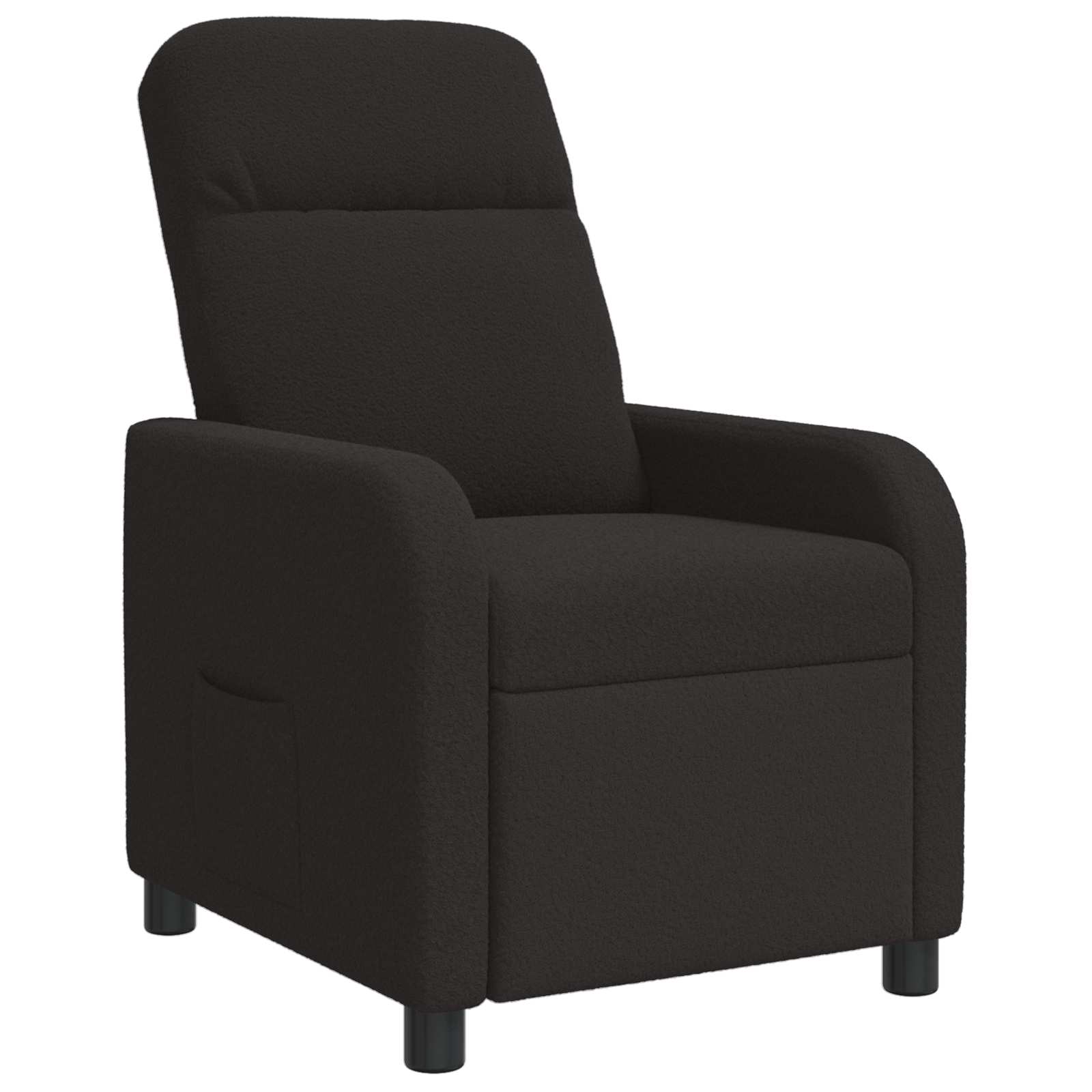 vidaXL Relaxfauteuil Lichtgrijs Bouclé