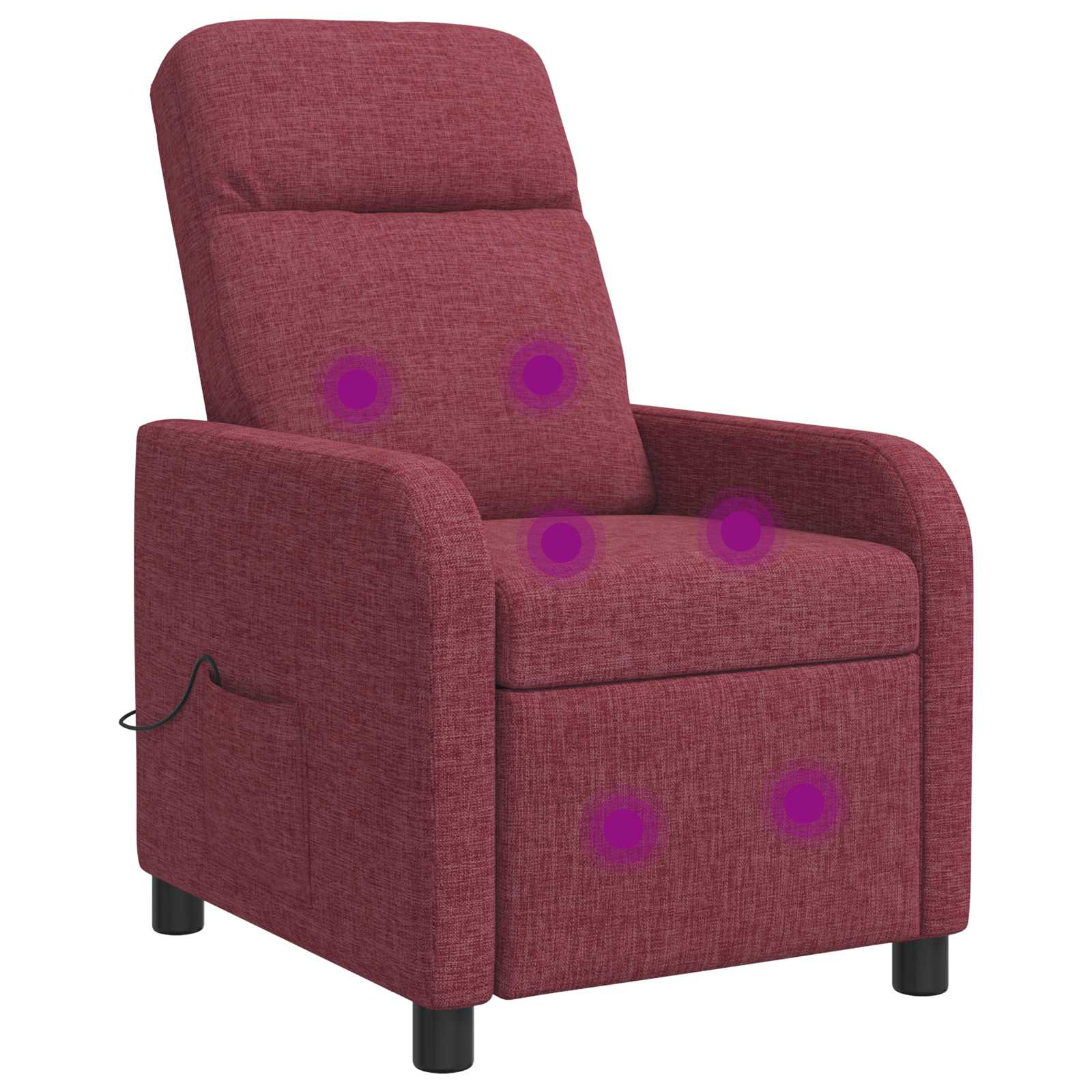 vidaXL Relaxfauteuil Lichtgrijs Stof