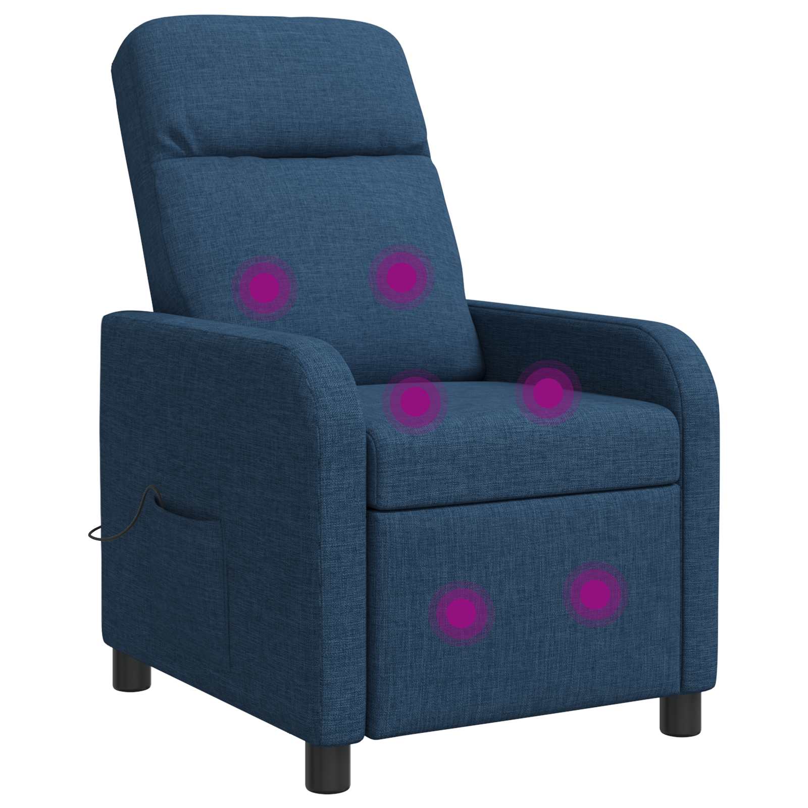 vidaXL Relaxfauteuil Lichtgrijs Stof