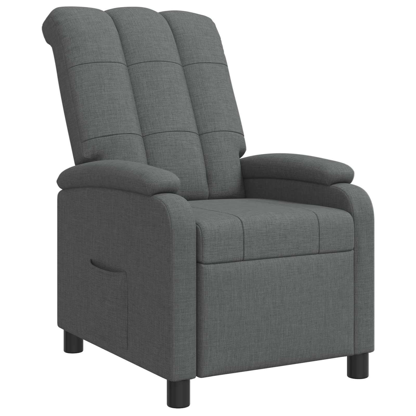 vidaXL Relaxfauteuil Lichtgrijs Stof