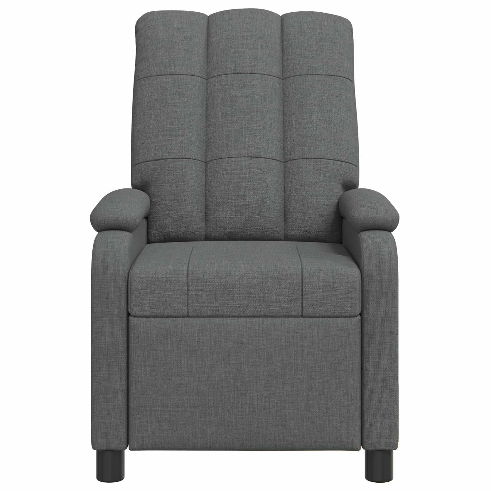 vidaXL Relaxfauteuil Lichtgrijs Stof