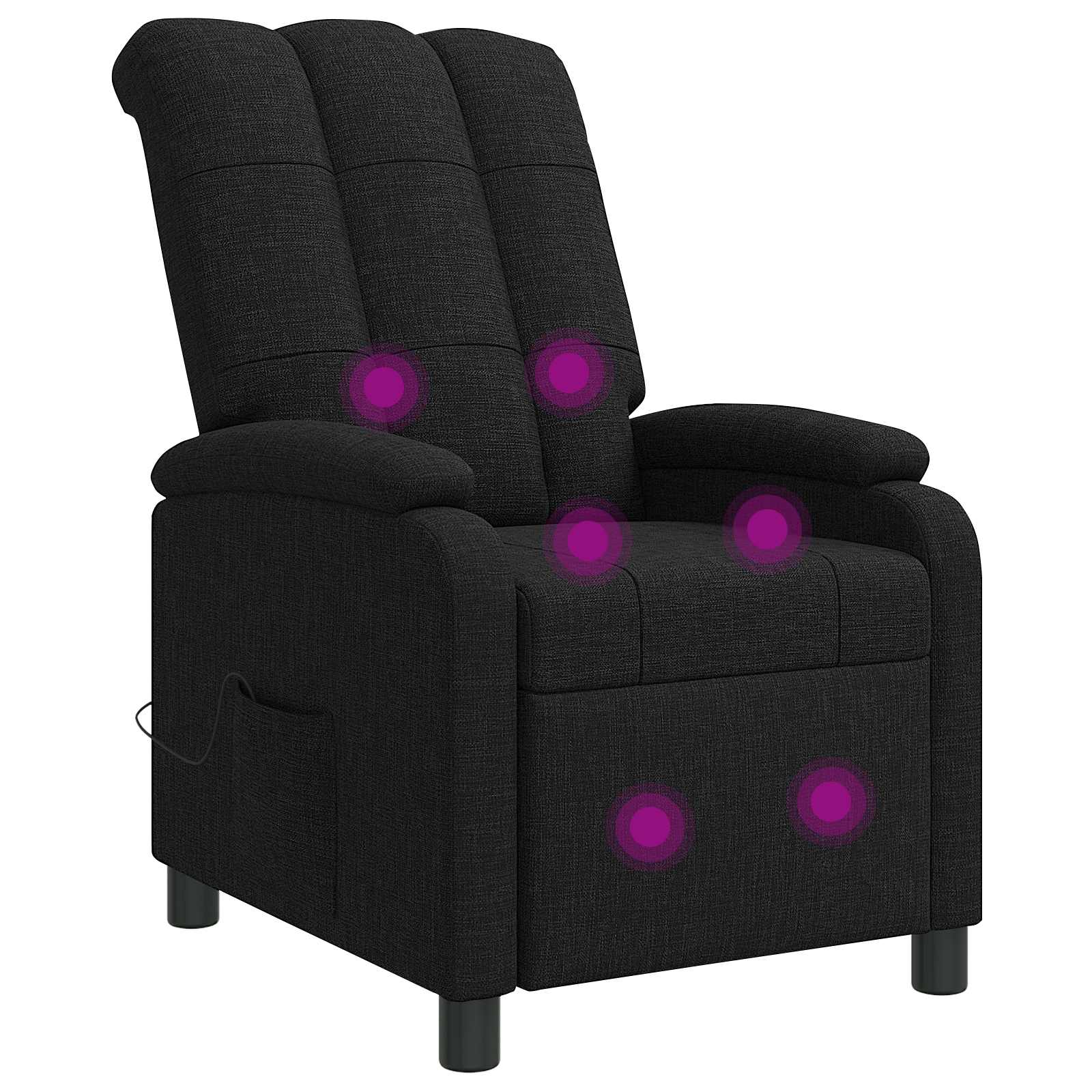 vidaXL Relaxfauteuil Lichtgrijs Stof