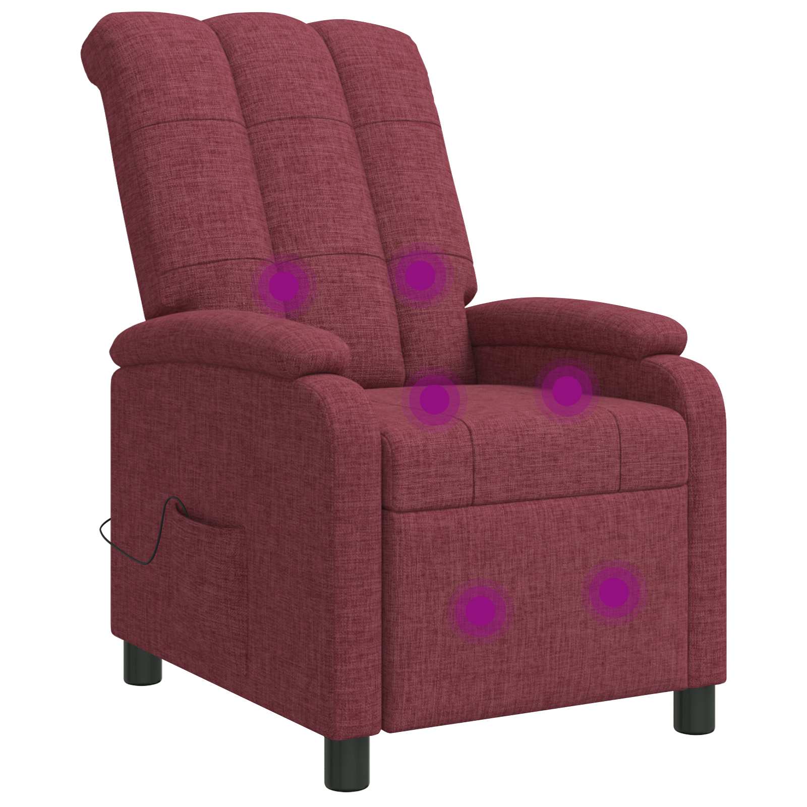 vidaXL Relaxfauteuil Lichtgrijs Stof