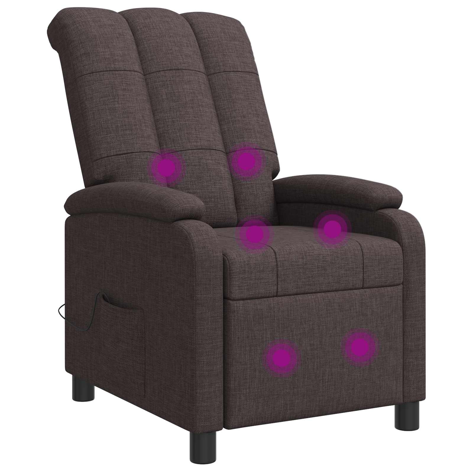 vidaXL Relaxfauteuil Lichtgrijs Stof