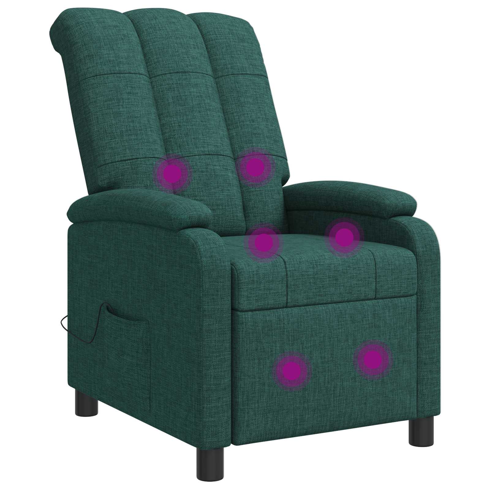 vidaXL Relaxfauteuil Lichtgrijs Stof