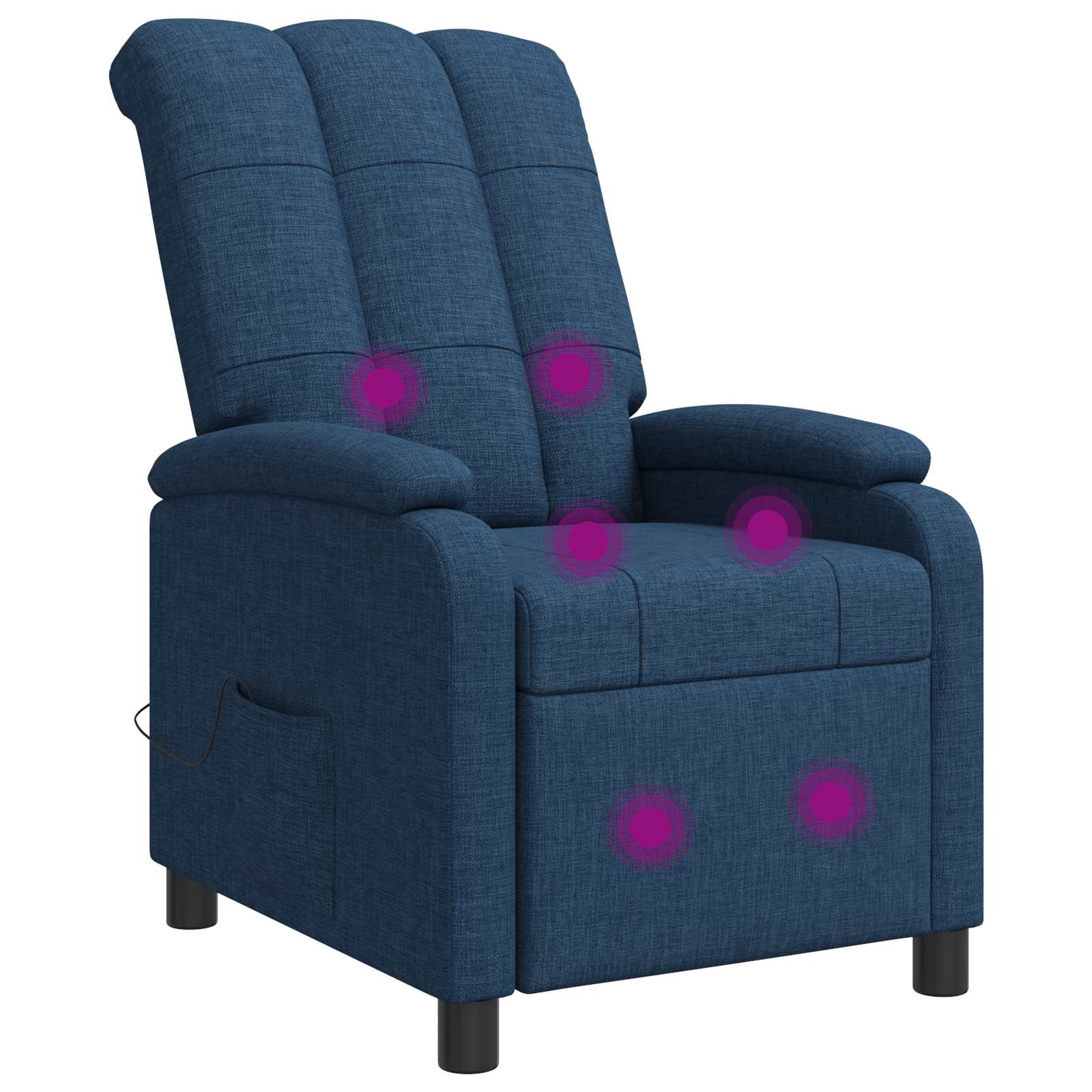 vidaXL Relaxfauteuil Lichtgrijs Stof