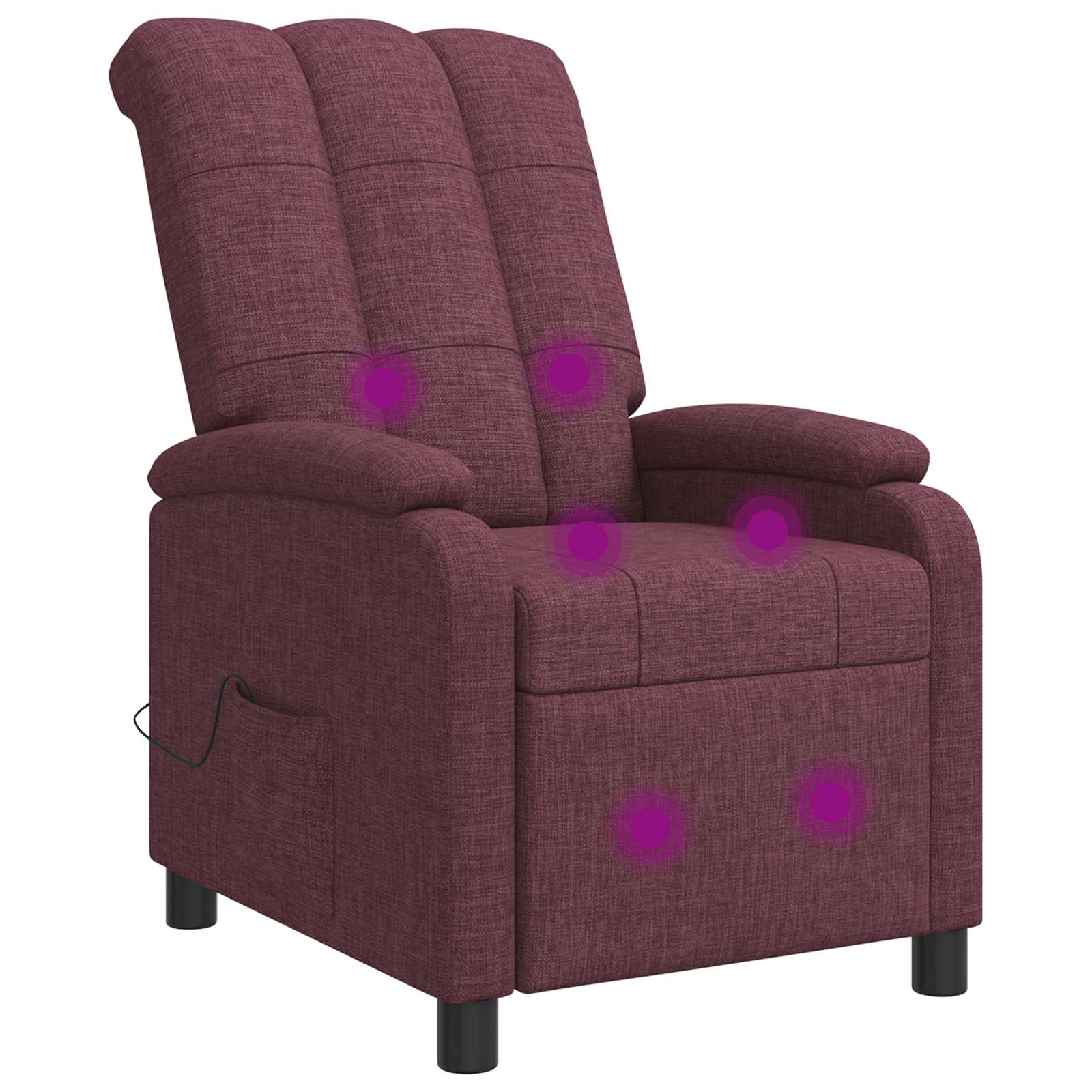 vidaXL Relaxfauteuil Lichtgrijs Stof