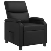 vidaXL Relaxfauteuil Zwart Kunstleer