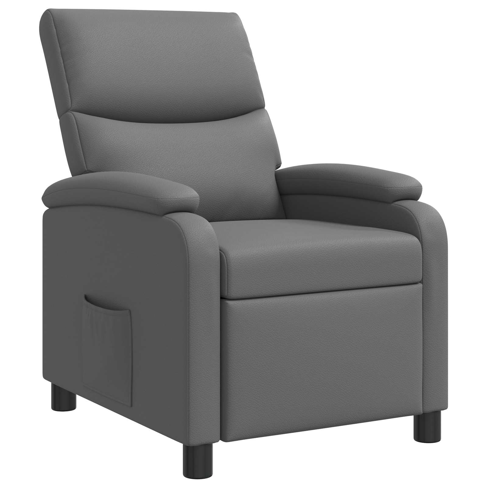 vidaXL Relaxfauteuil Zwart Kunstleer