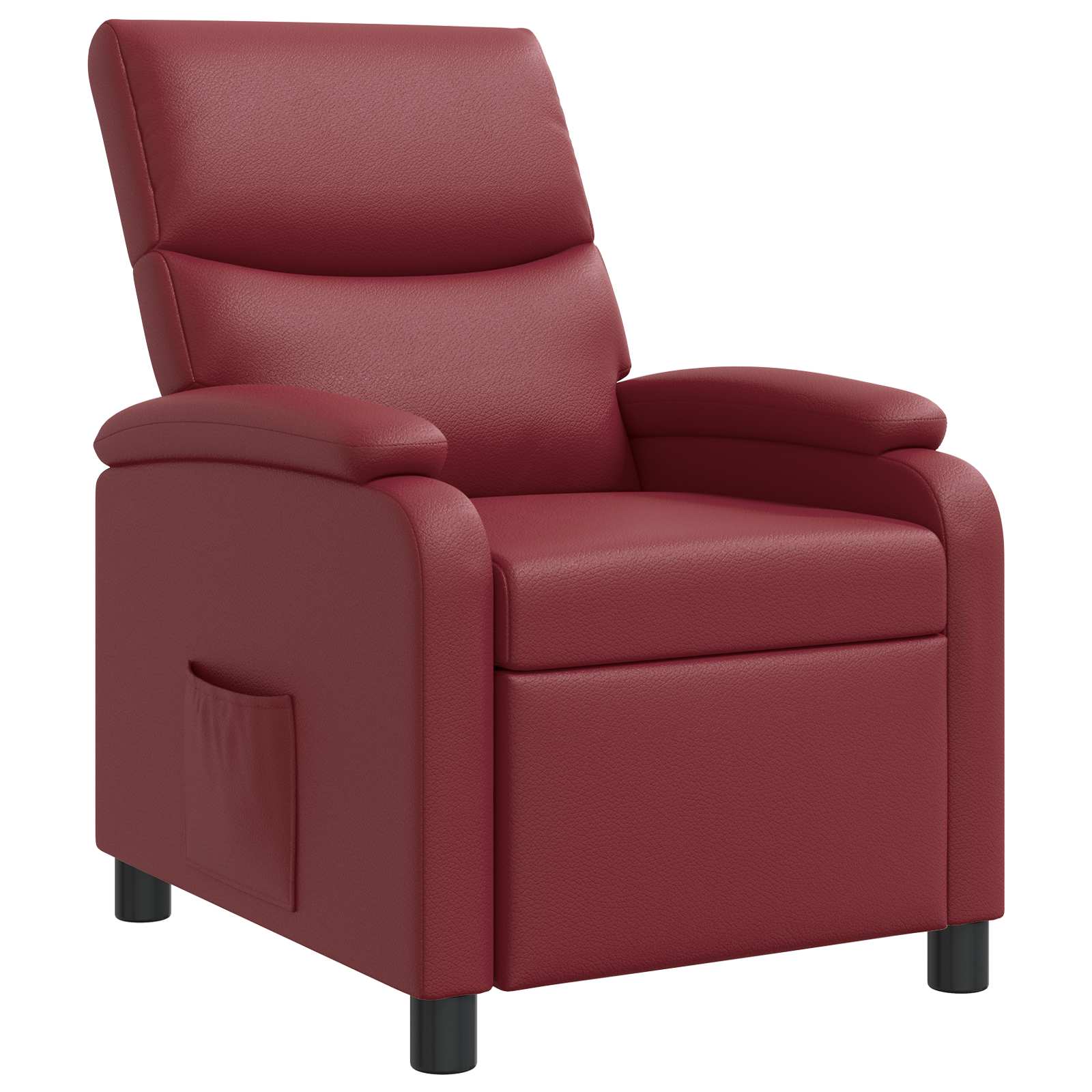 vidaXL Relaxfauteuil Zwart Kunstleer