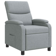 vidaXL Relaxfauteuil Lichtgrijs Stof