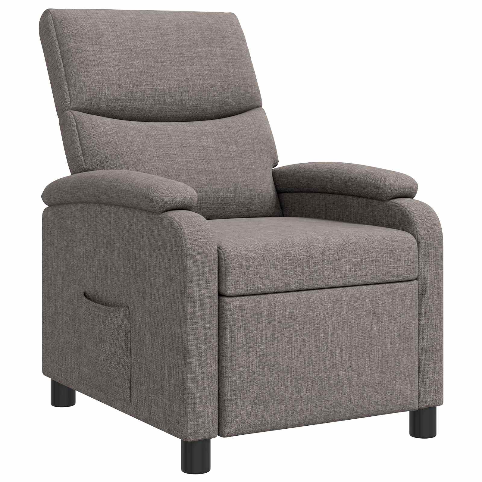 vidaXL Relaxfauteuil Lichtgrijs Stof