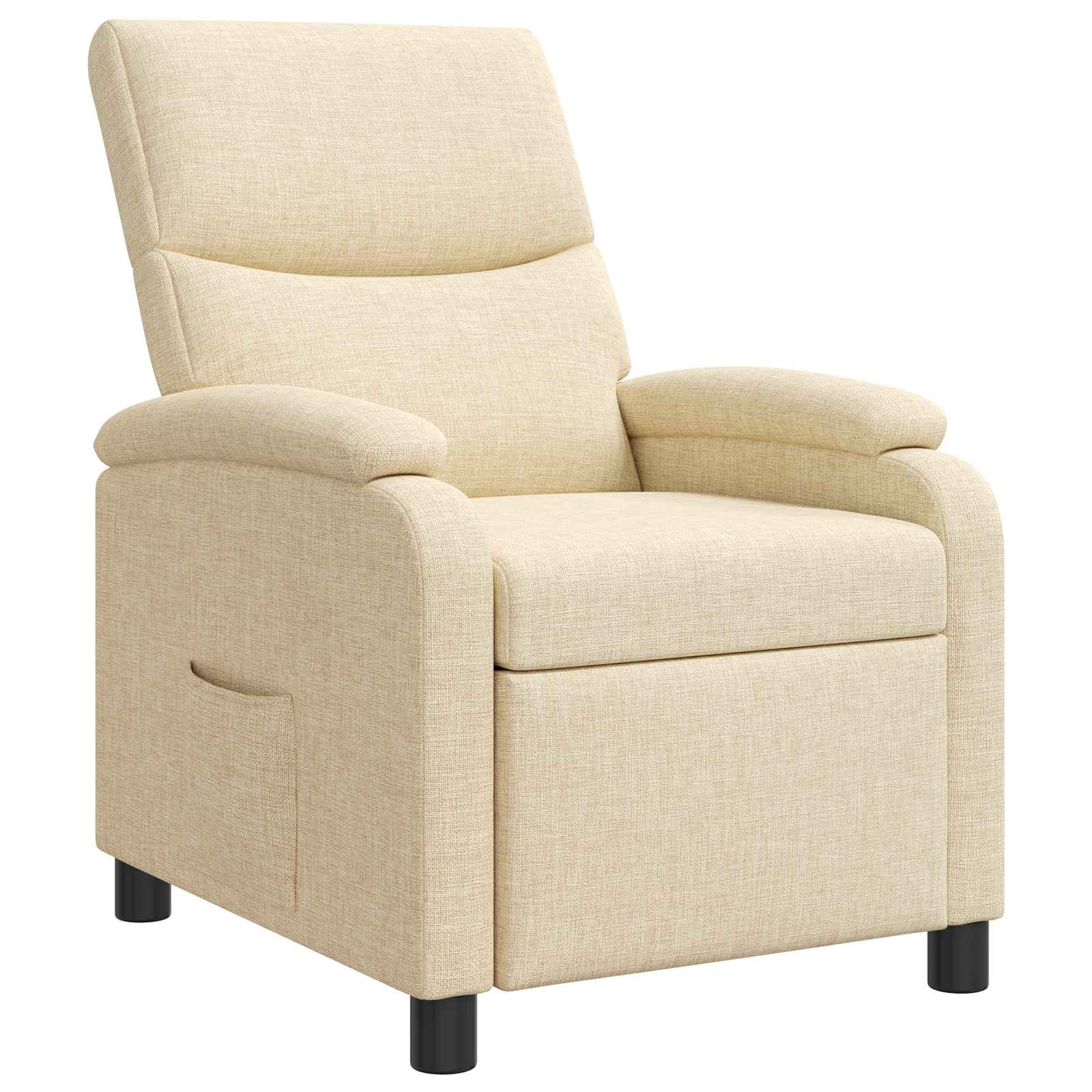 vidaXL Relaxfauteuil Lichtgrijs Stof